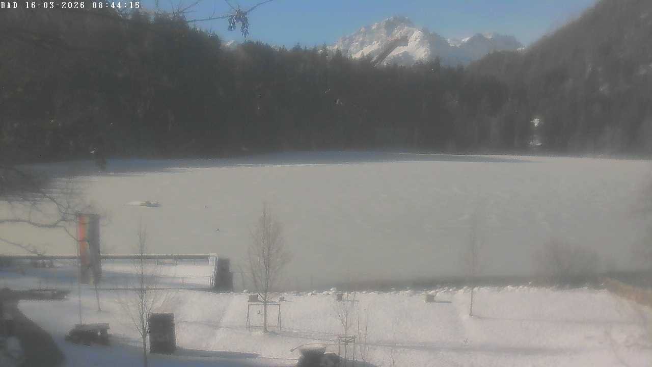 Archiv Foto Webcam Oberstdorf: Freibergsee Liegewiese