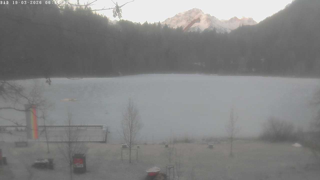 Archiv Foto Webcam Oberstdorf: Freibergsee Liegewiese