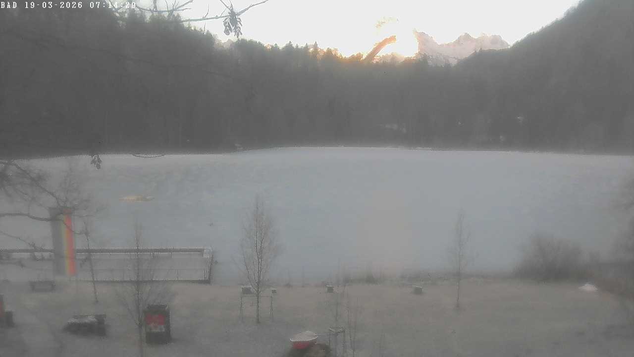 Archiv Foto Webcam Oberstdorf: Freibergsee Liegewiese