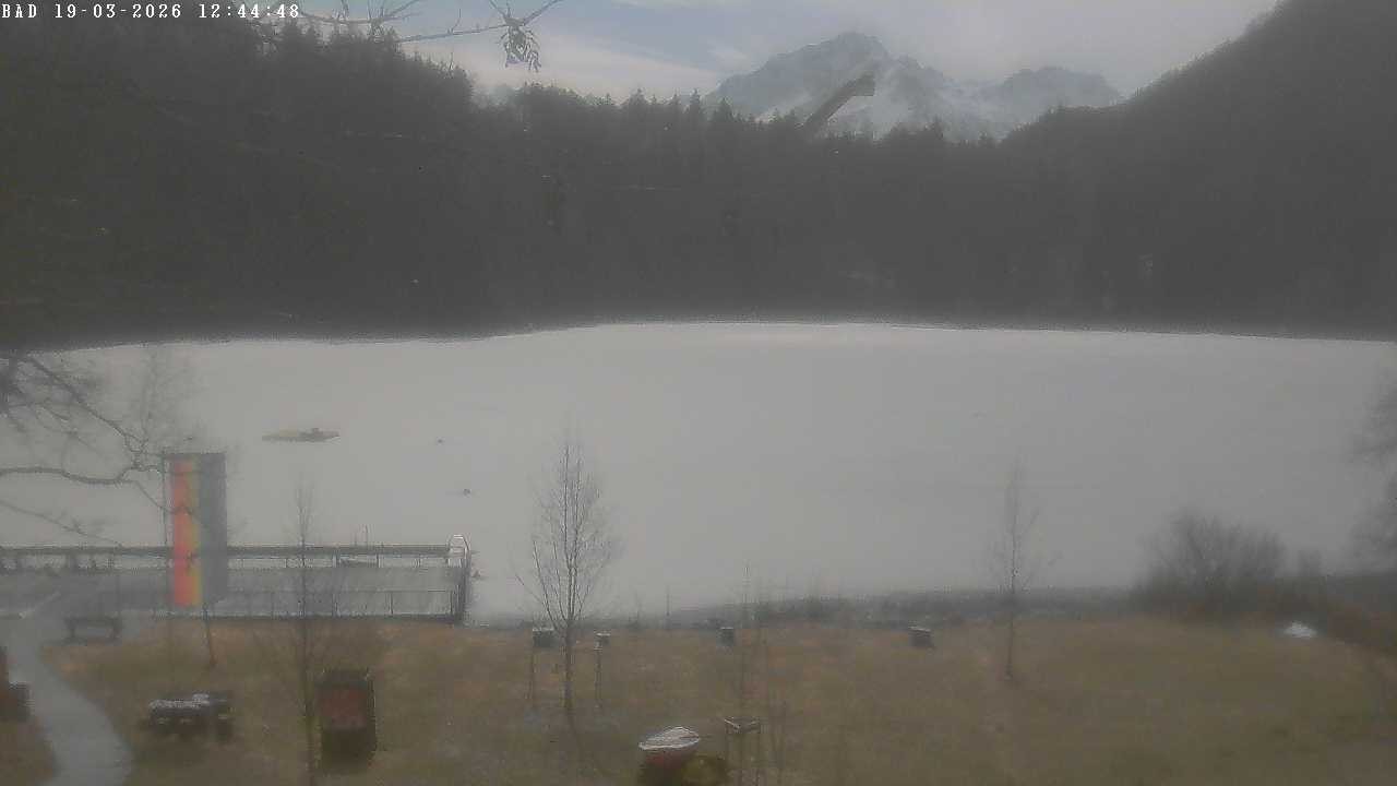 Archiv Foto Webcam Oberstdorf: Freibergsee Liegewiese