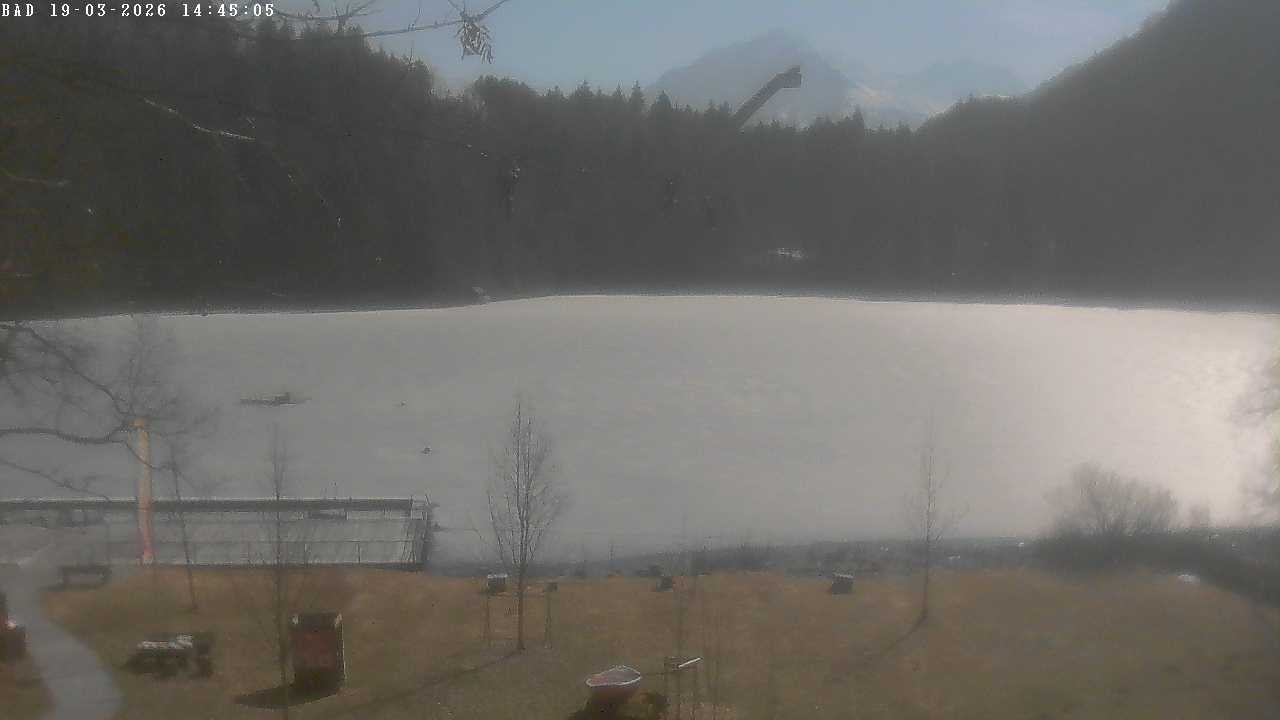 Archiv Foto Webcam Oberstdorf: Freibergsee Liegewiese