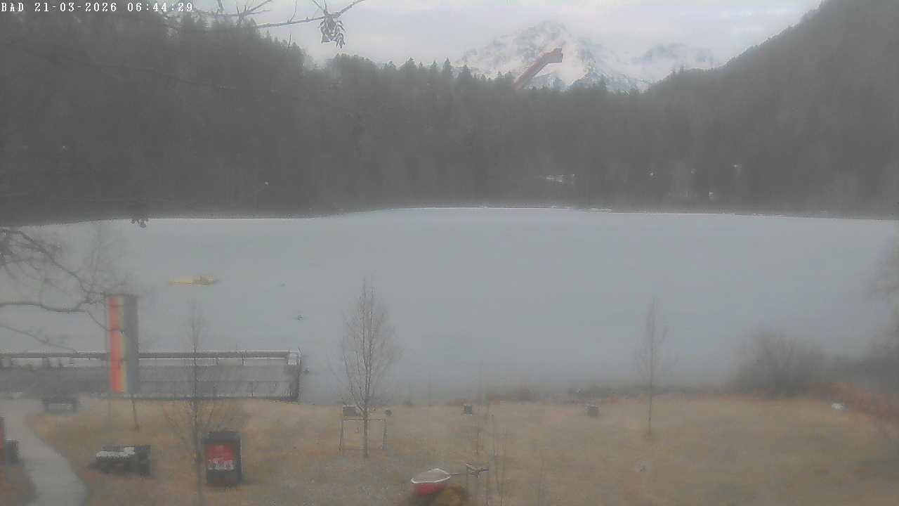 Archiv Foto Webcam Oberstdorf: Freibergsee Liegewiese