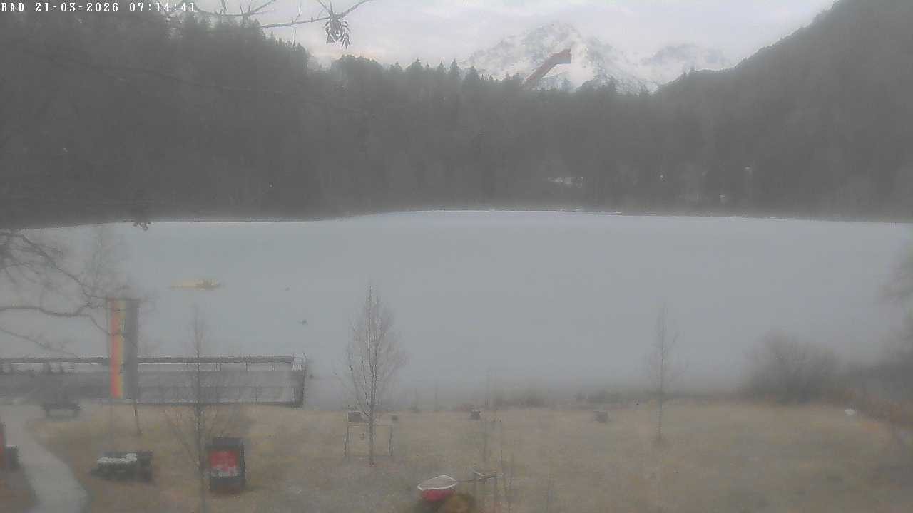 Archiv Foto Webcam Oberstdorf: Freibergsee Liegewiese