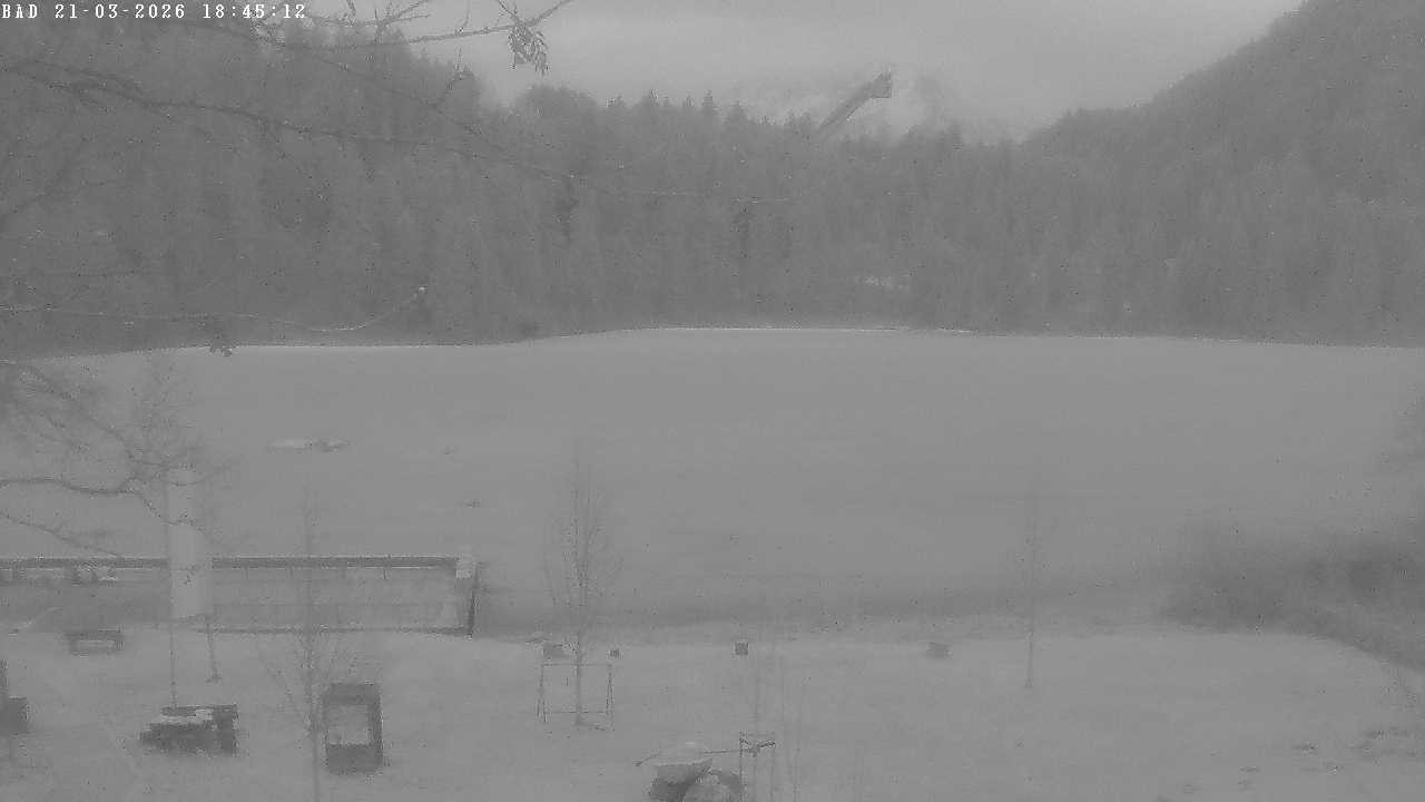 Archiv Foto Webcam Oberstdorf: Freibergsee Liegewiese