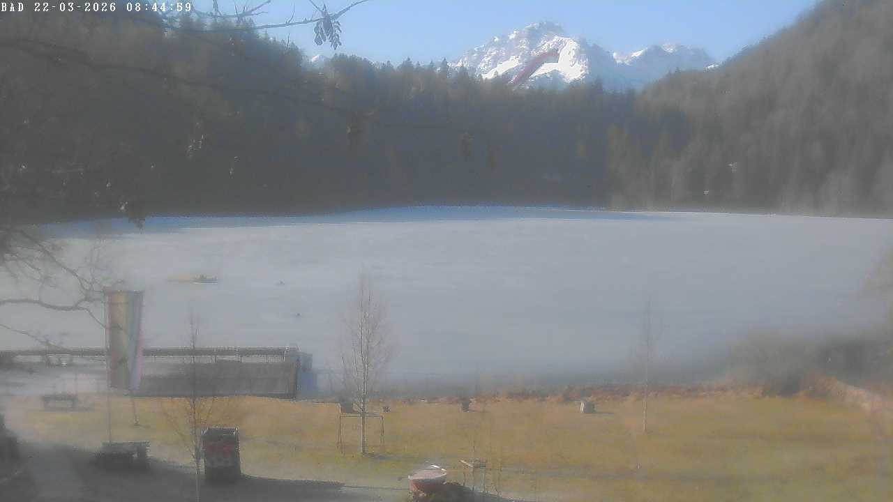 Archiv Foto Webcam Oberstdorf: Freibergsee Liegewiese