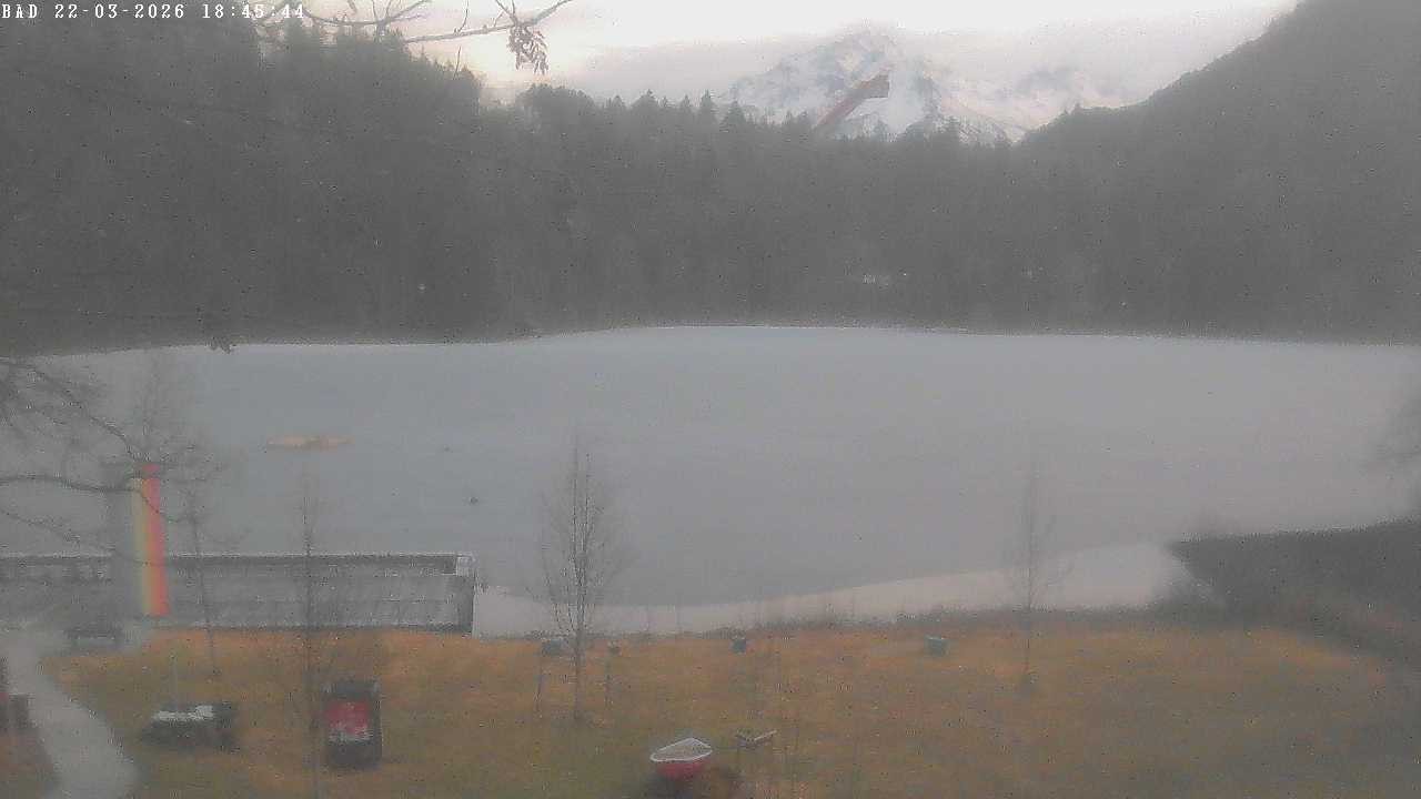 Archiv Foto Webcam Oberstdorf: Freibergsee Liegewiese