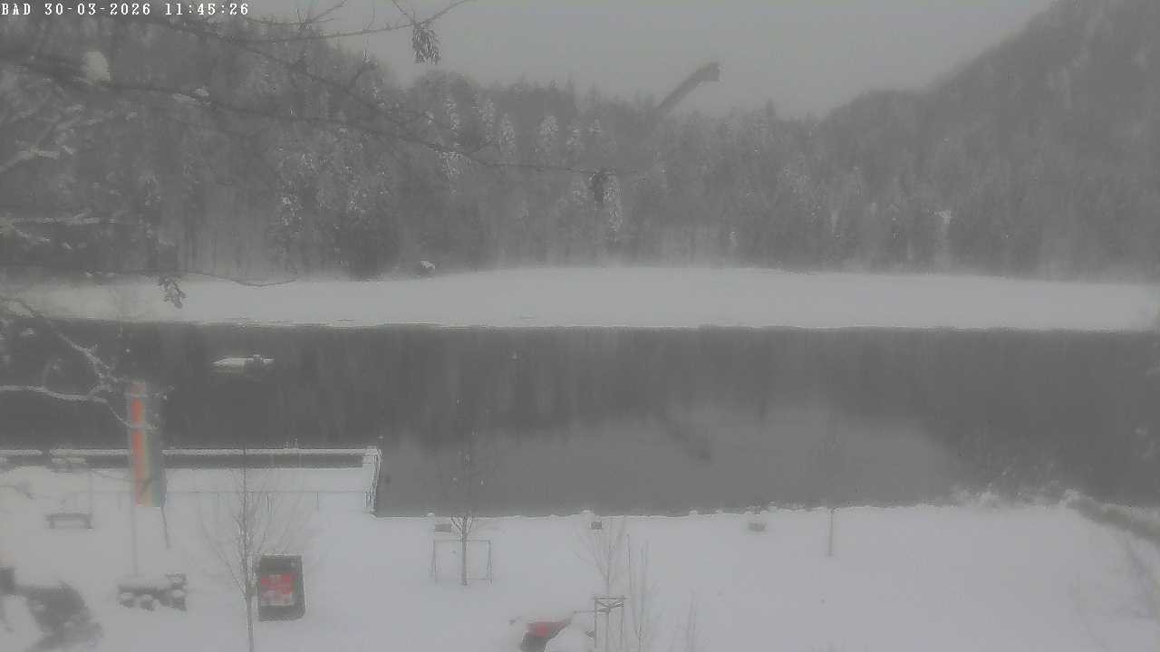 Archiv Foto Webcam Oberstdorf: Freibergsee Liegewiese