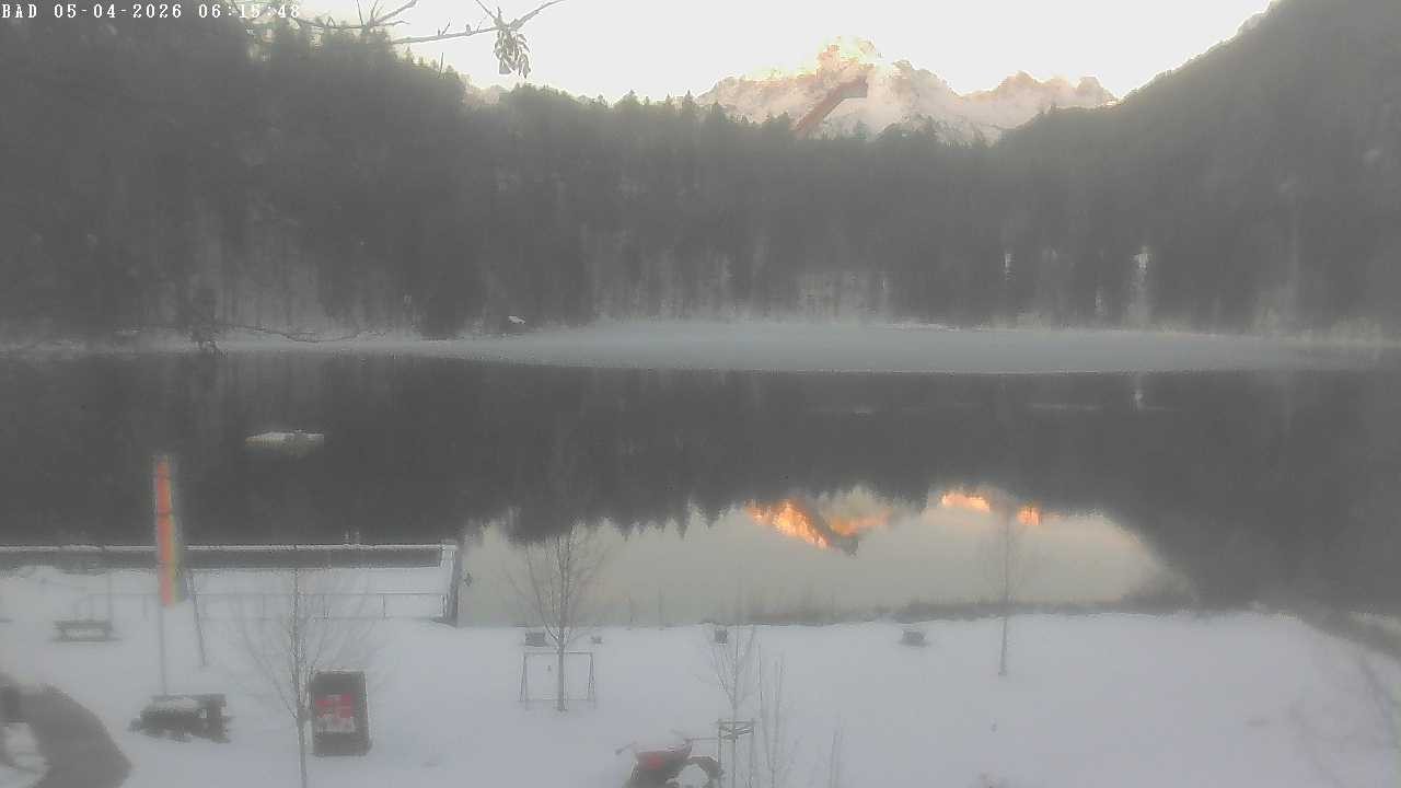 Archiv Foto Webcam Oberstdorf: Freibergsee Liegewiese