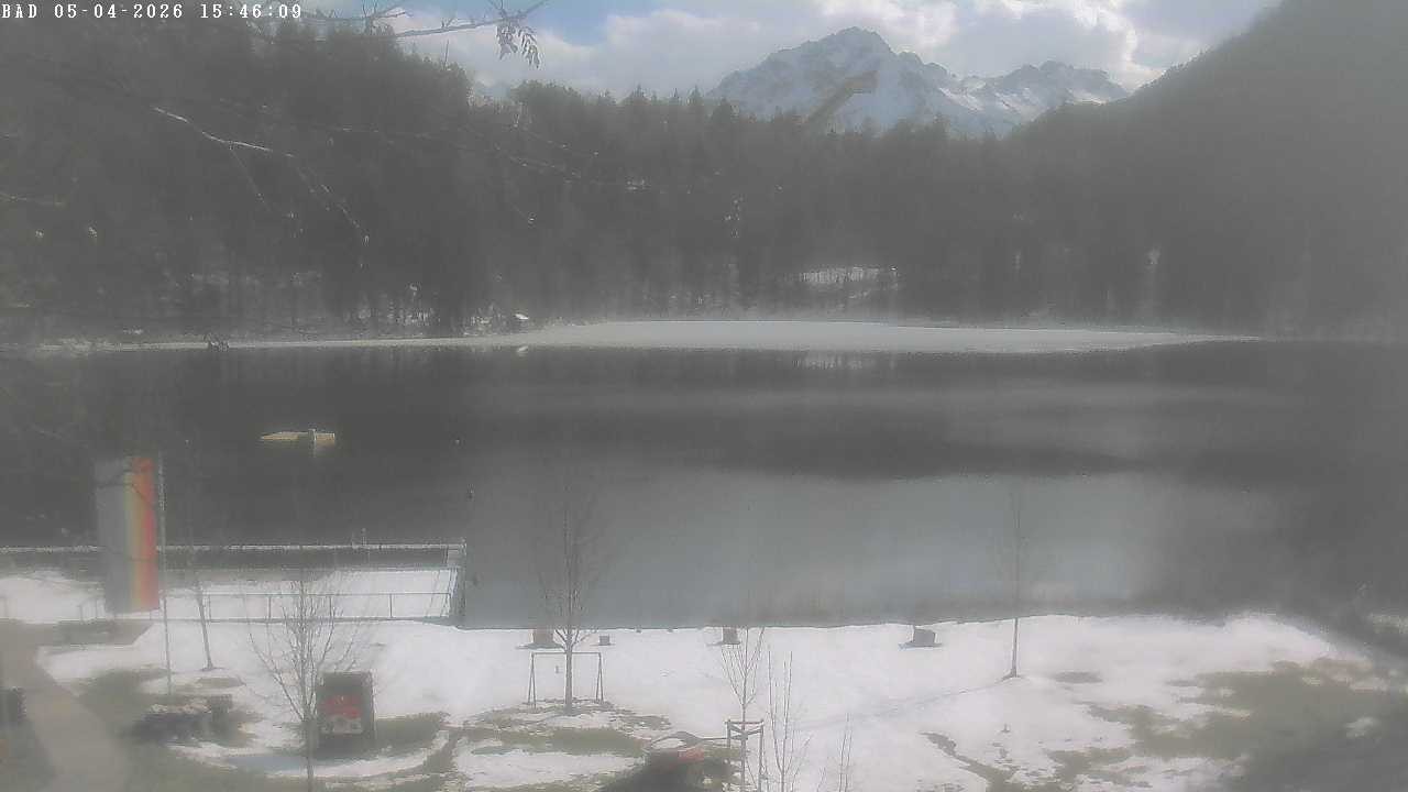 Archiv Foto Webcam Oberstdorf: Freibergsee Liegewiese