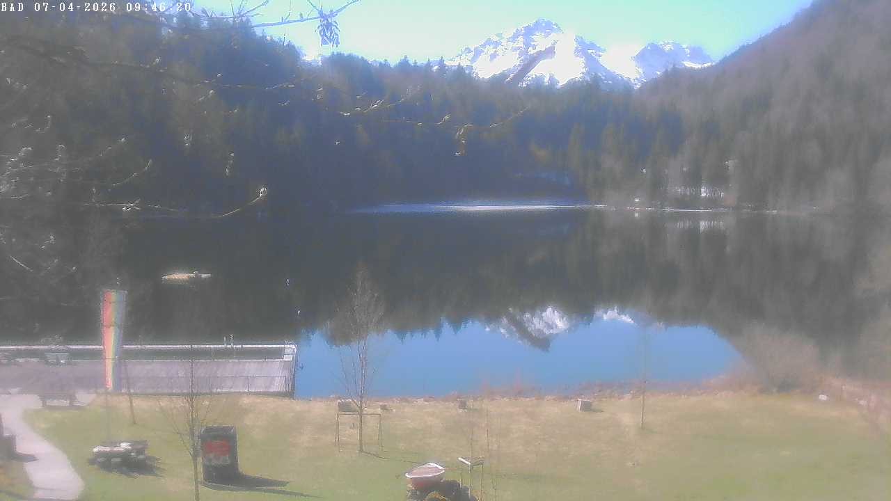 Archiv Foto Webcam Oberstdorf: Freibergsee Liegewiese