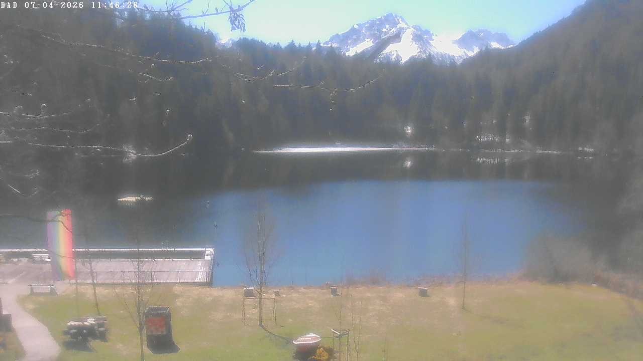 Archiv Foto Webcam Oberstdorf: Freibergsee Liegewiese