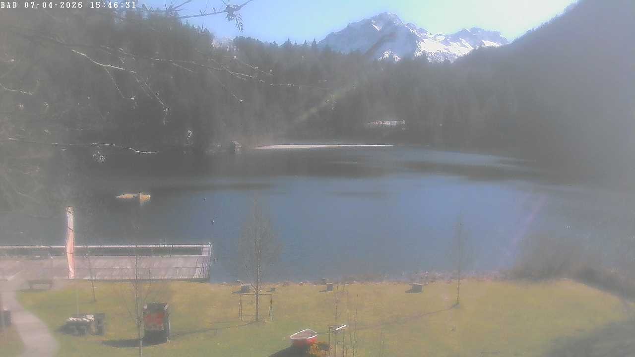 Archiv Foto Webcam Oberstdorf: Freibergsee Liegewiese