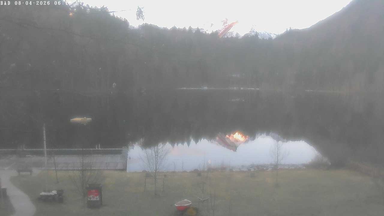 Archived image Webcam Oberstdorf: Freibergsee Sunbathing Area