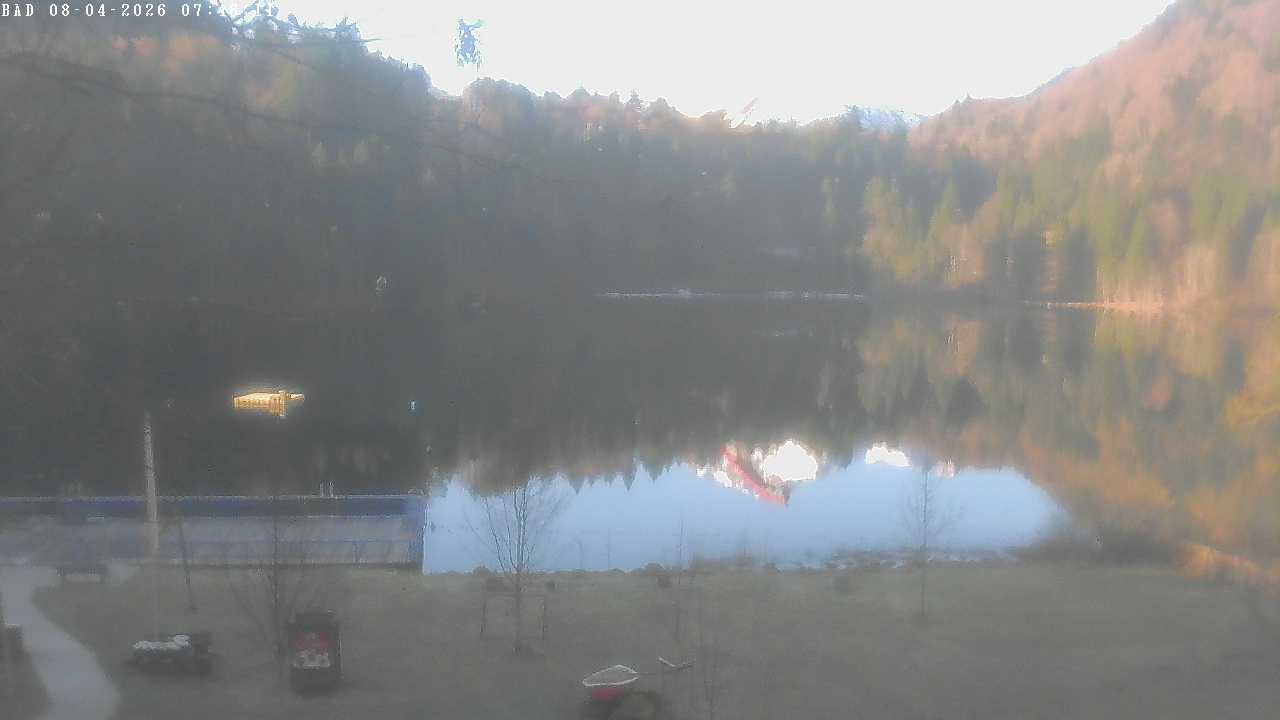 Archived image Webcam Oberstdorf: Freibergsee Sunbathing Area