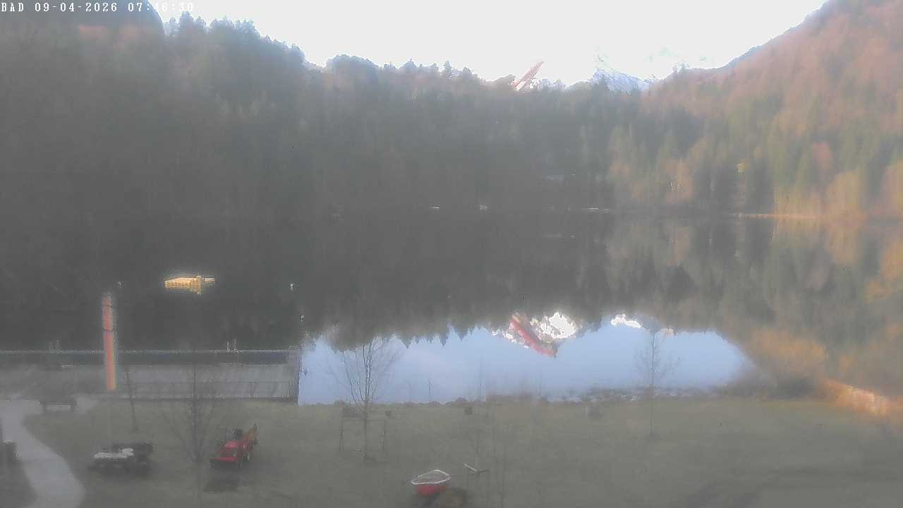 Archiv Foto Webcam Oberstdorf: Freibergsee Liegewiese