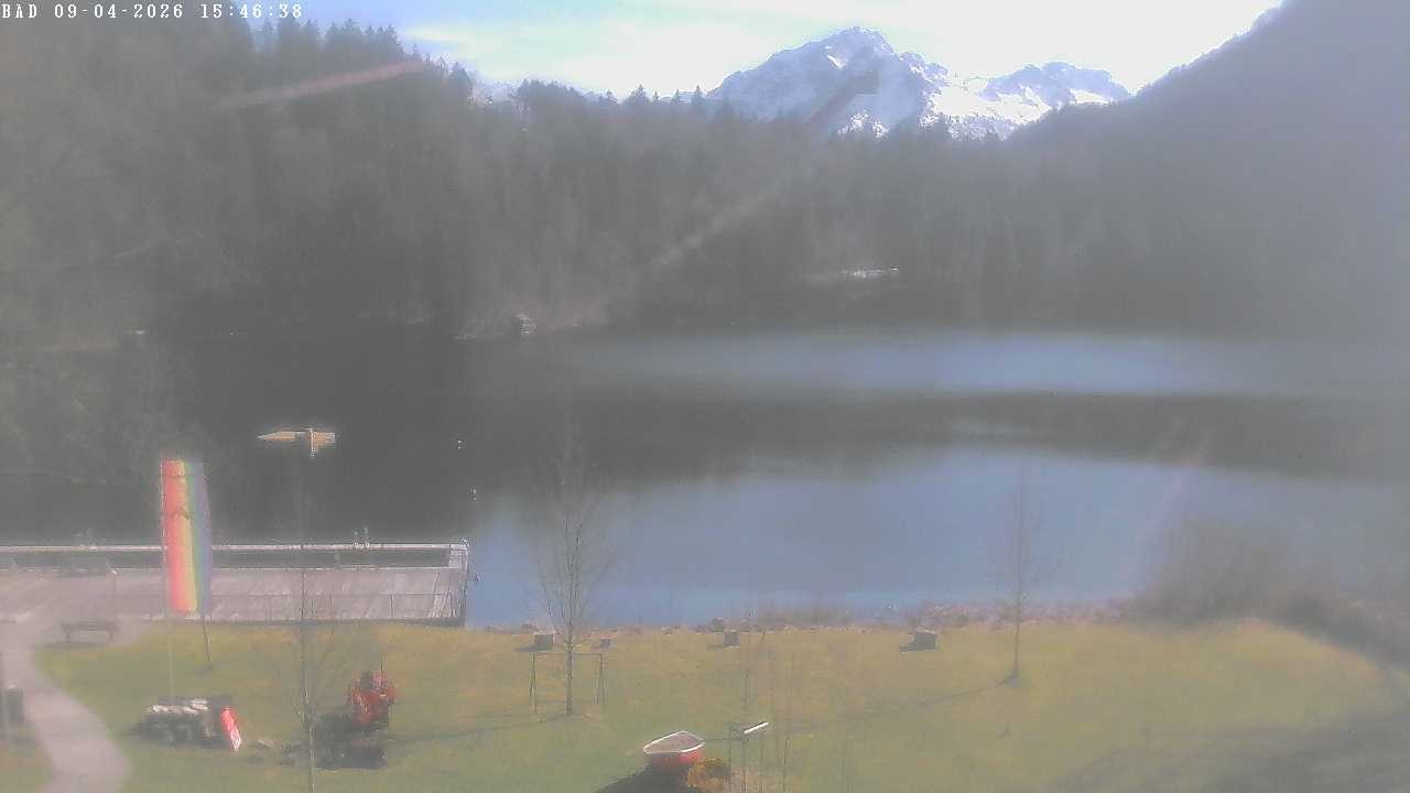 Archiv Foto Webcam Oberstdorf: Freibergsee Liegewiese