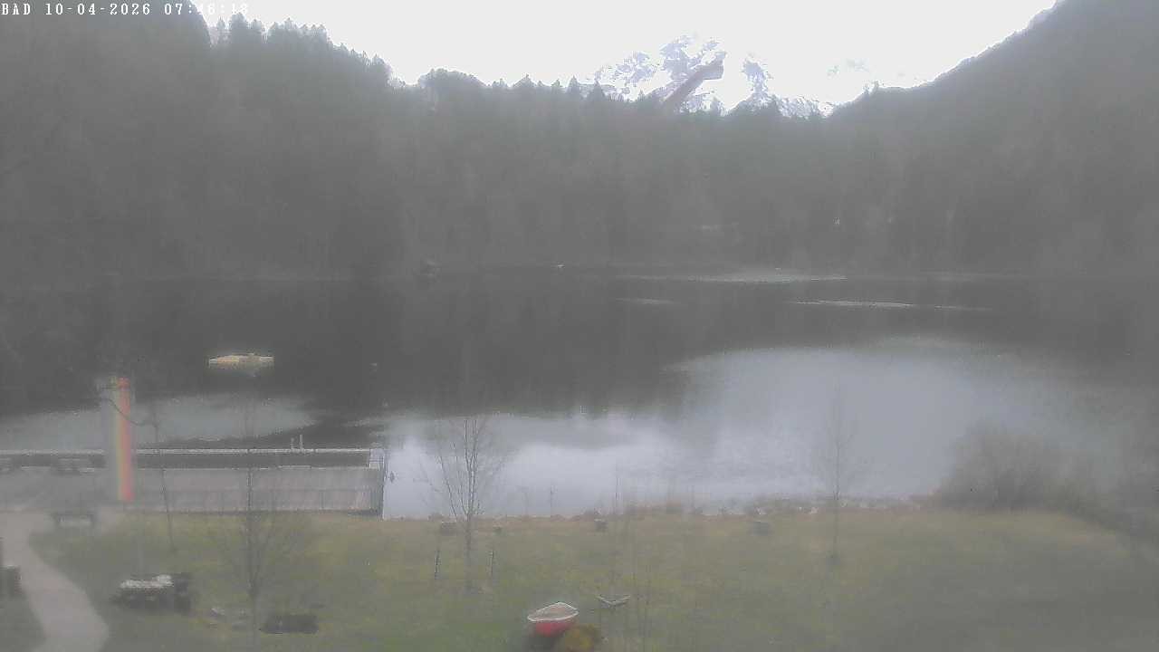 Archiv Foto Webcam Oberstdorf: Freibergsee Liegewiese
