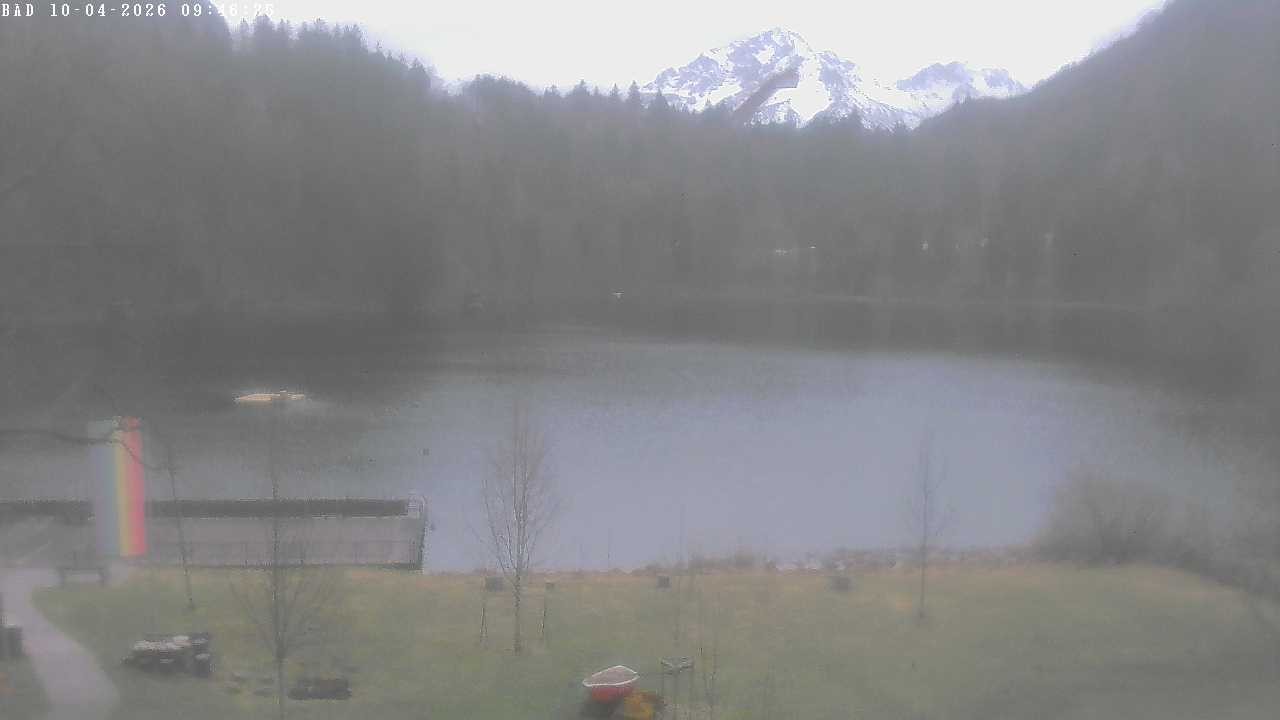 Archiv Foto Webcam Oberstdorf: Freibergsee Liegewiese
