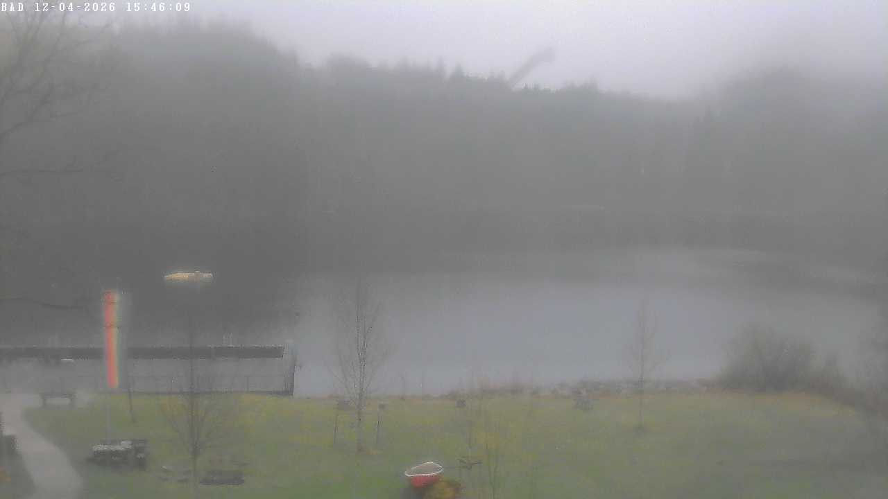 Archived image Webcam Oberstdorf: Freibergsee Sunbathing Area