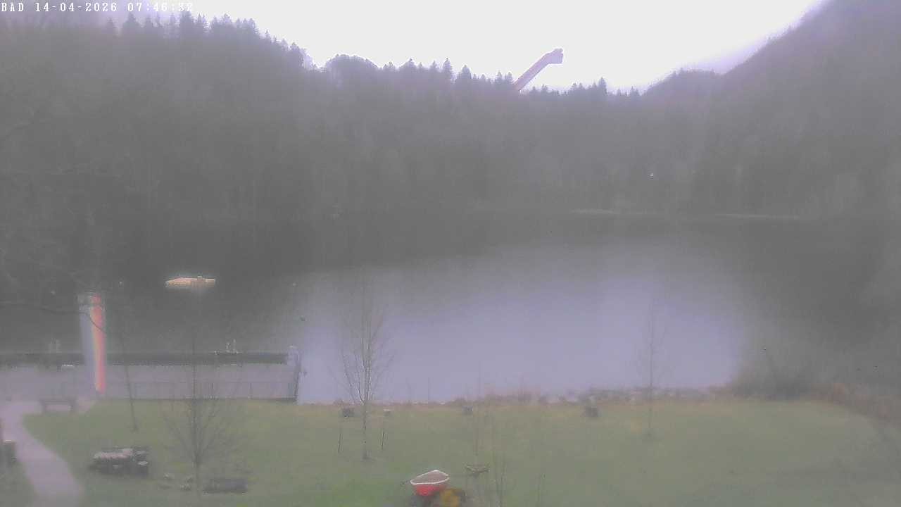 Archiv Foto Webcam Oberstdorf: Freibergsee Liegewiese
