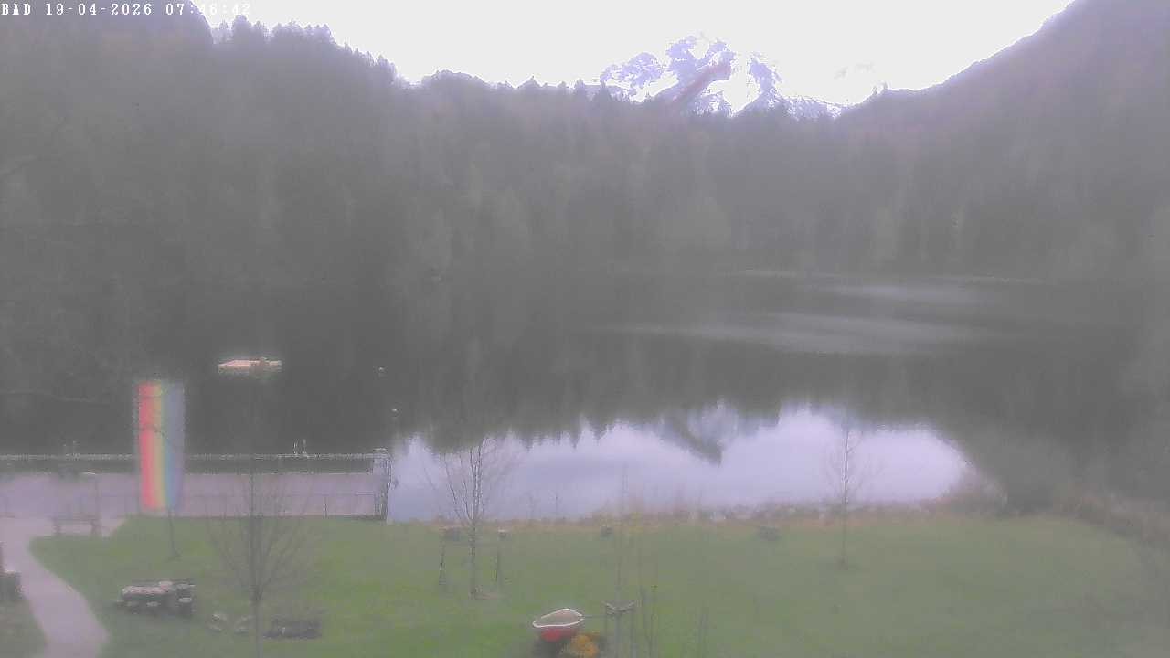 Archived image Webcam Oberstdorf: Freibergsee Sunbathing Area