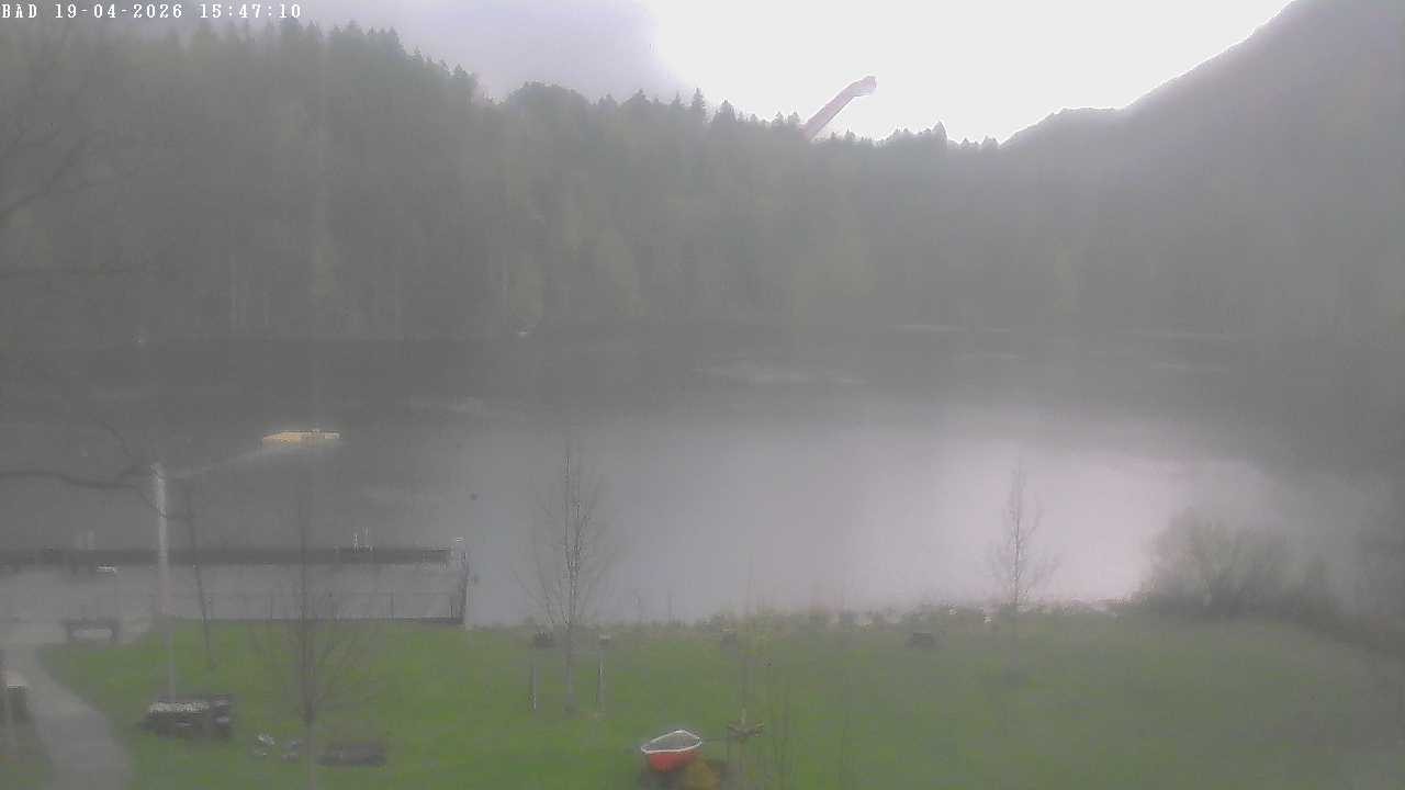 Archived image Webcam Oberstdorf: Freibergsee Sunbathing Area