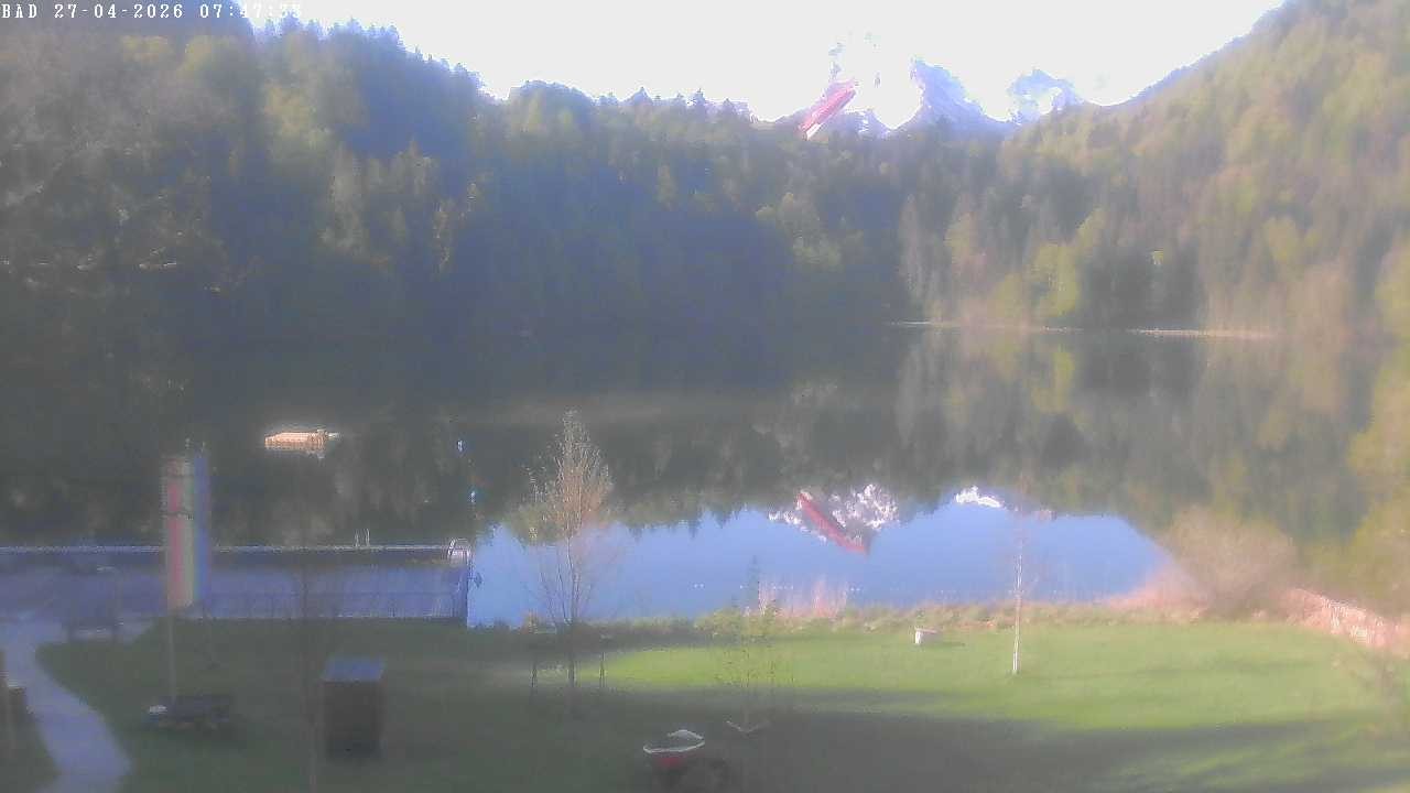 Archiv Foto Webcam Oberstdorf: Freibergsee Liegewiese