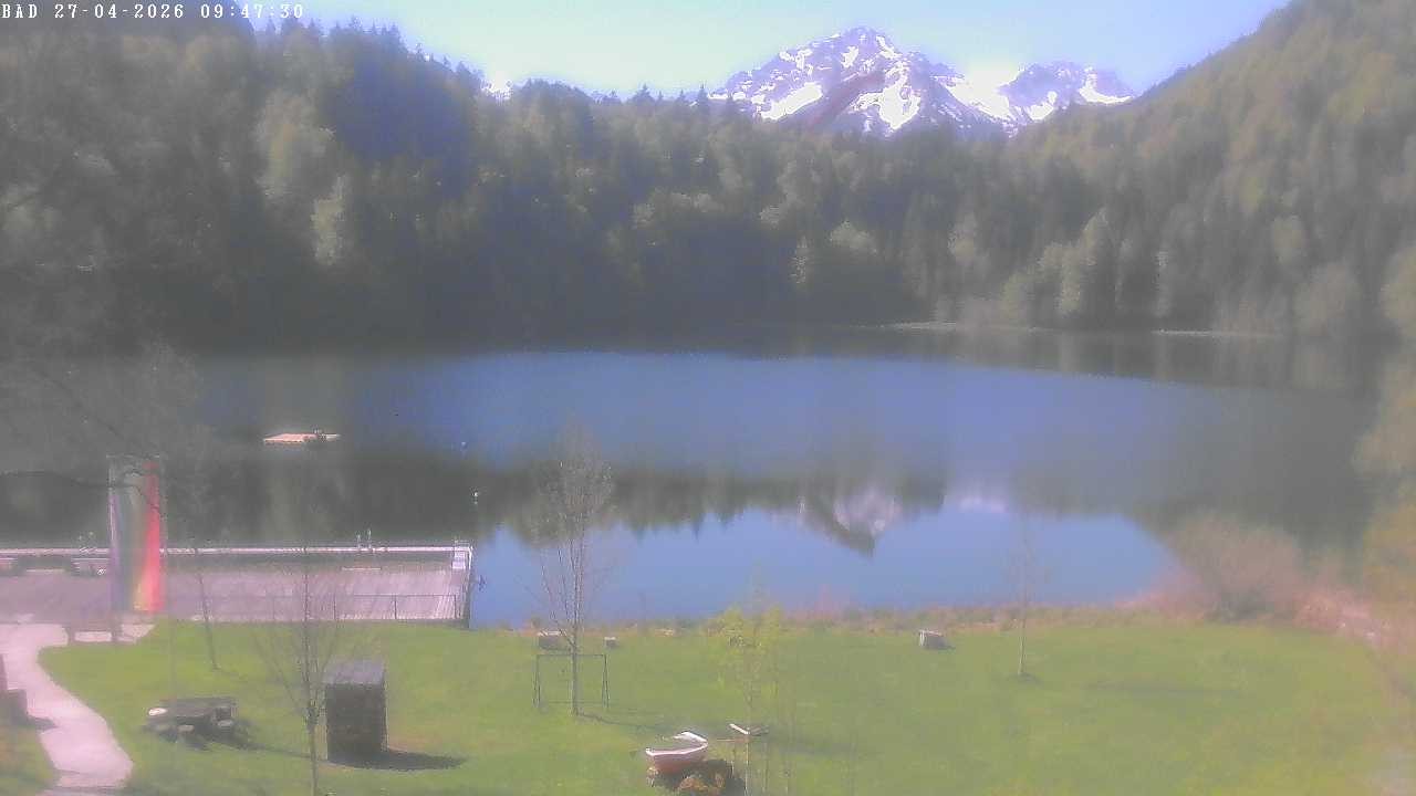 Archiv Foto Webcam Oberstdorf: Freibergsee Liegewiese