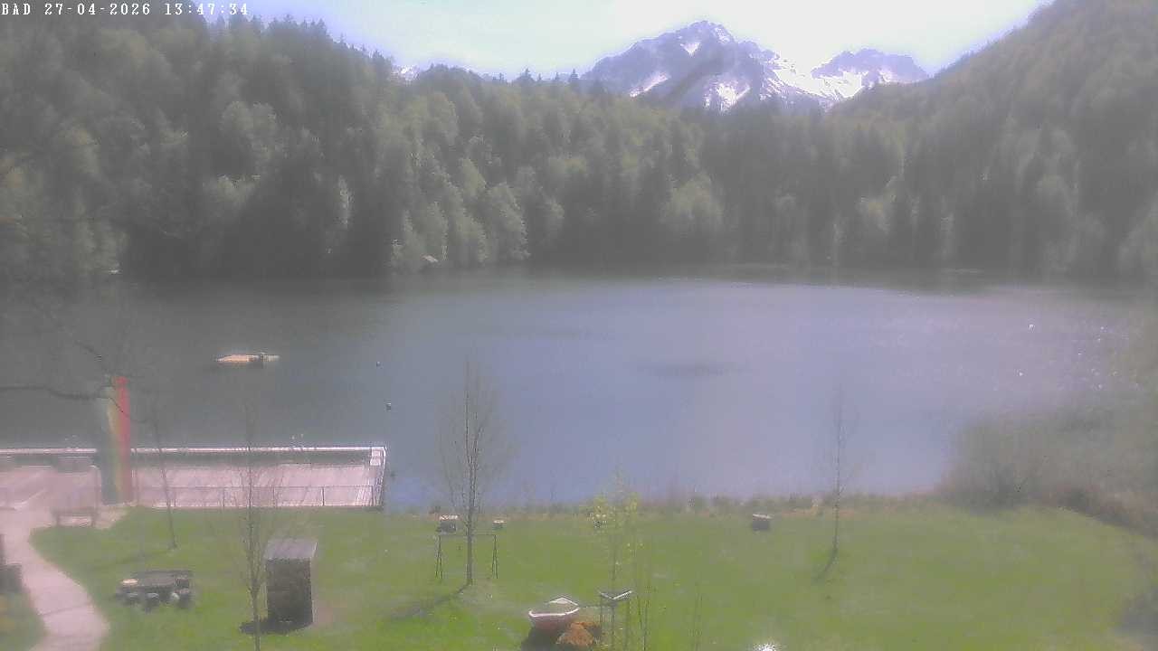 Archiv Foto Webcam Oberstdorf: Freibergsee Liegewiese