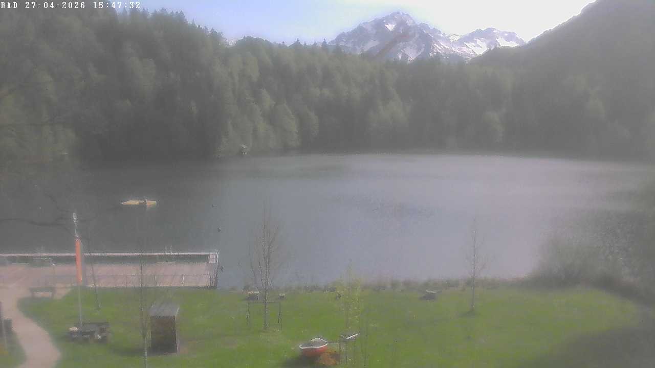 Archiv Foto Webcam Oberstdorf: Freibergsee Liegewiese