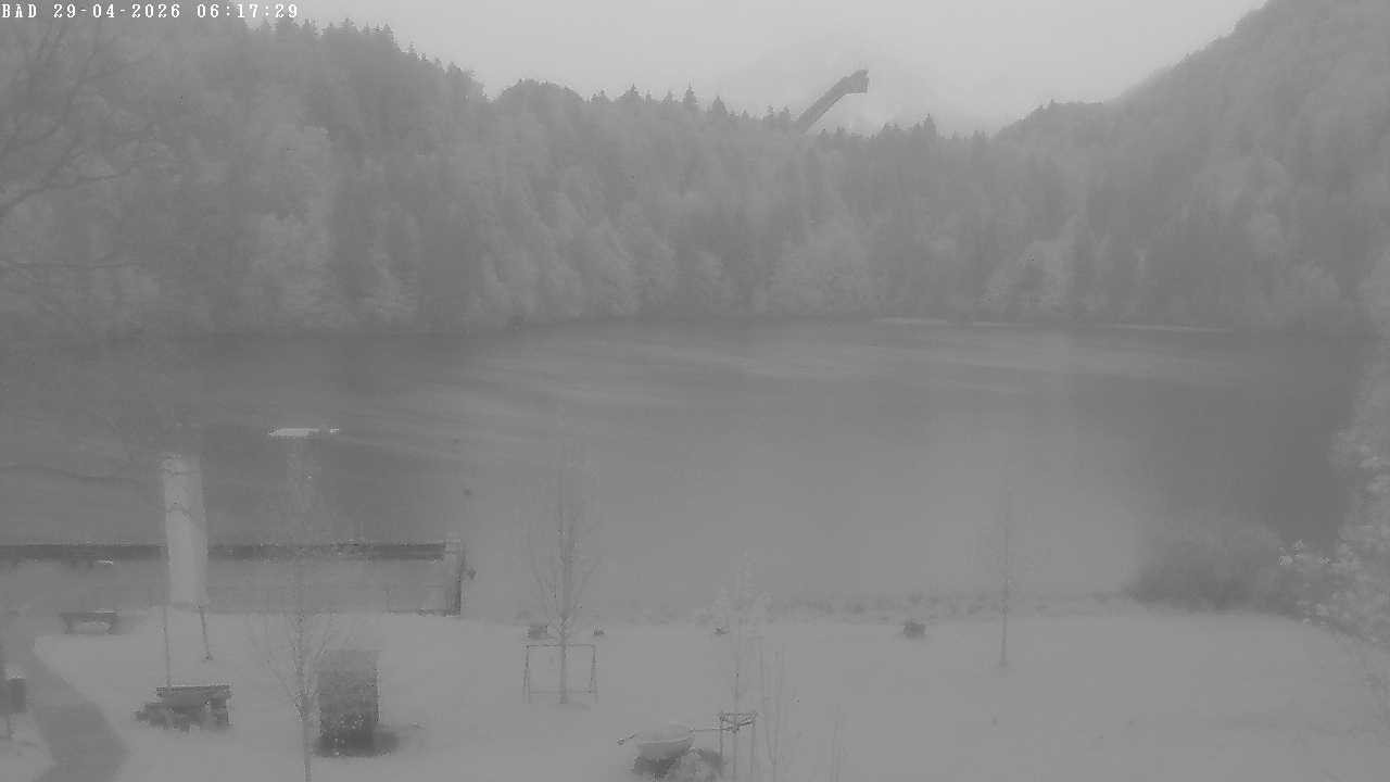 Archiv Foto Webcam Oberstdorf: Freibergsee Liegewiese