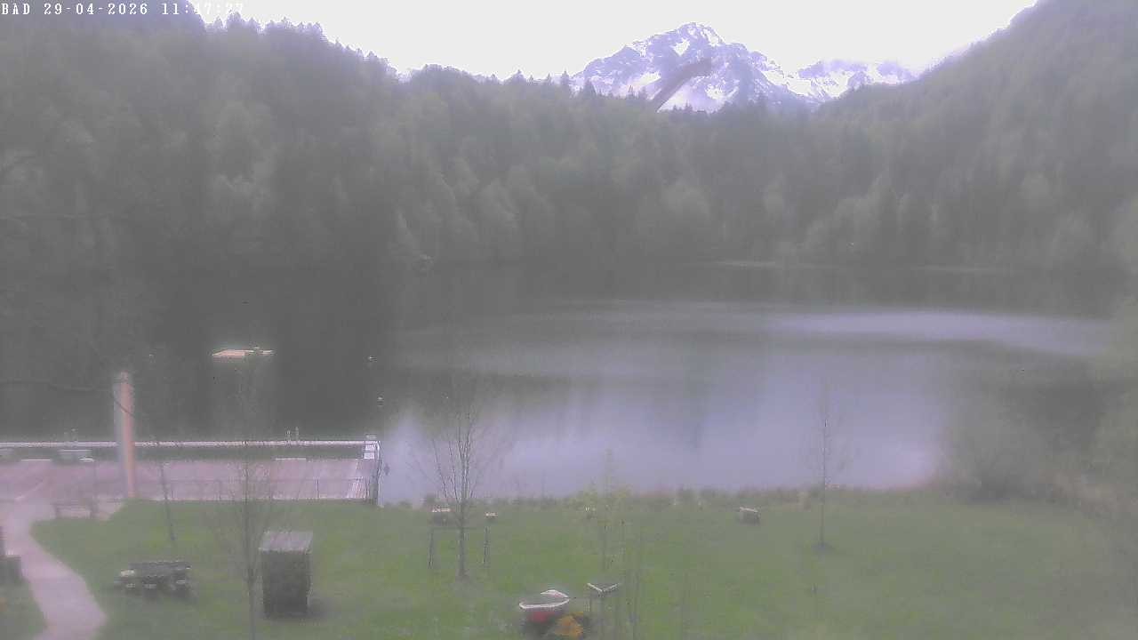 Archiv Foto Webcam Oberstdorf: Freibergsee Liegewiese