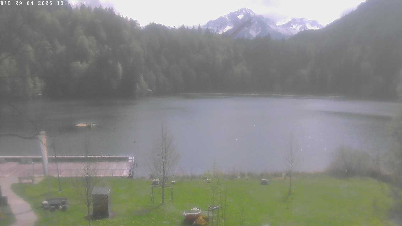 Archiv Foto Webcam Oberstdorf: Freibergsee Liegewiese