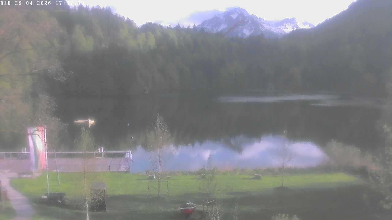 Archiv Foto Webcam Oberstdorf: Freibergsee Liegewiese