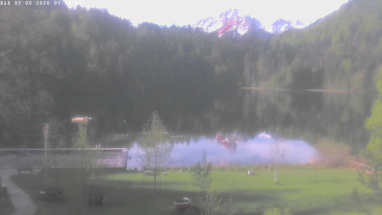 Archiv Foto Webcam Oberstdorf: Freibergsee Liegewiese