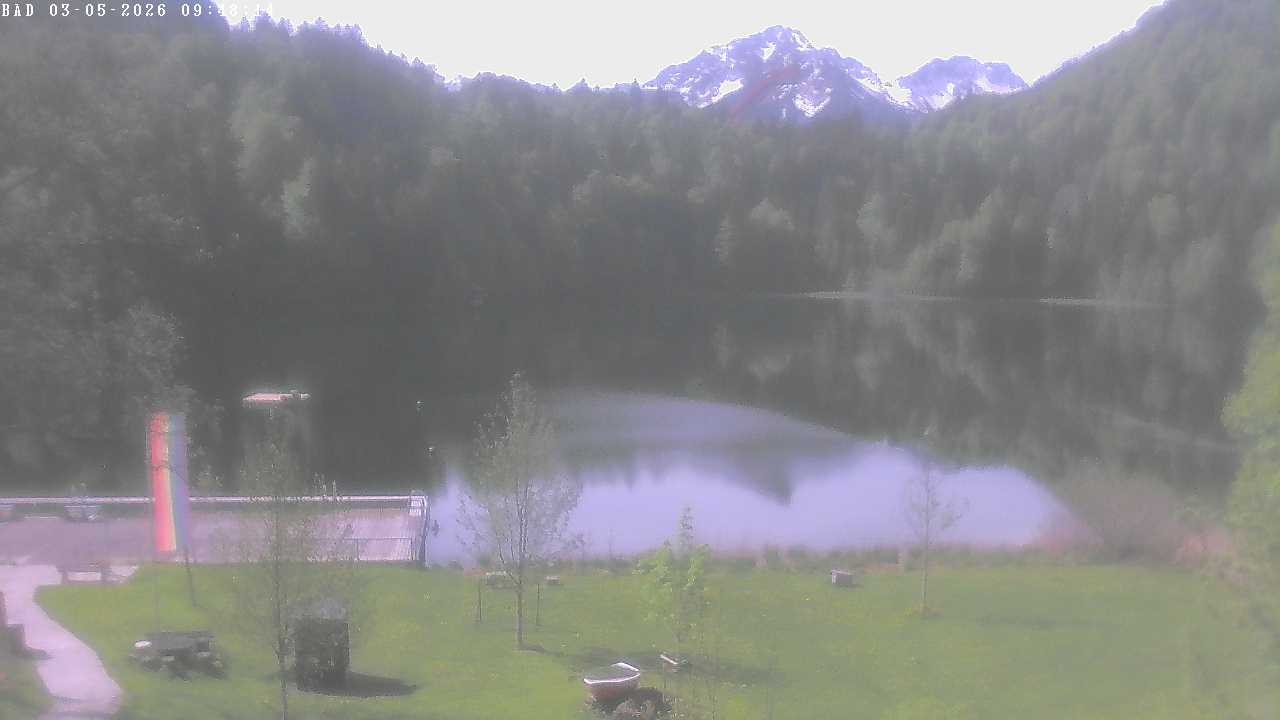 Archiv Foto Webcam Oberstdorf: Freibergsee Liegewiese