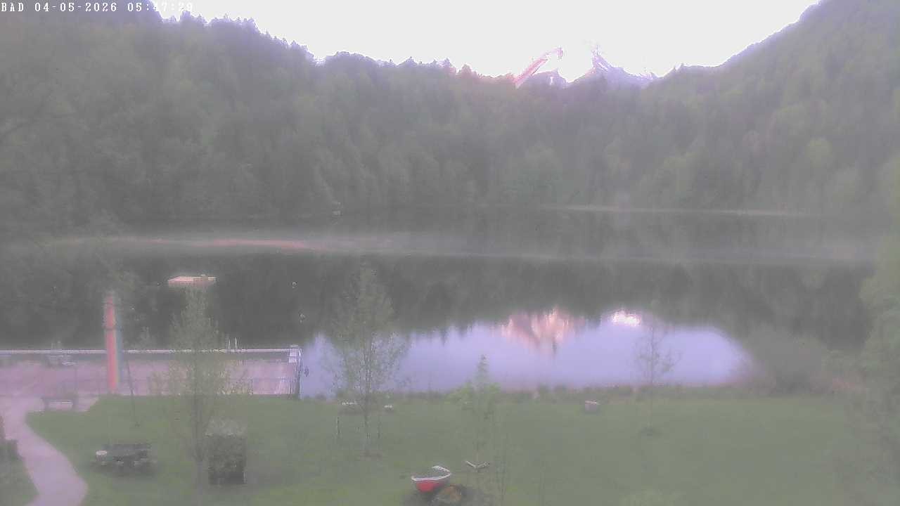 Archiv Foto Webcam Oberstdorf: Freibergsee Liegewiese