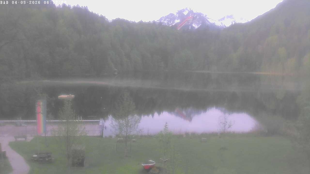 Archiv Foto Webcam Oberstdorf: Freibergsee Liegewiese