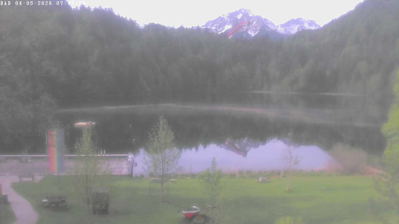 Archiv Foto Webcam Oberstdorf: Freibergsee Liegewiese