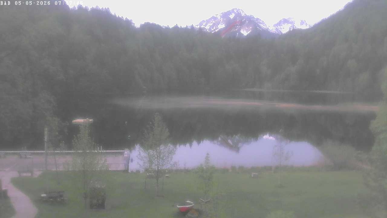 Archiv Foto Webcam Oberstdorf: Freibergsee Liegewiese