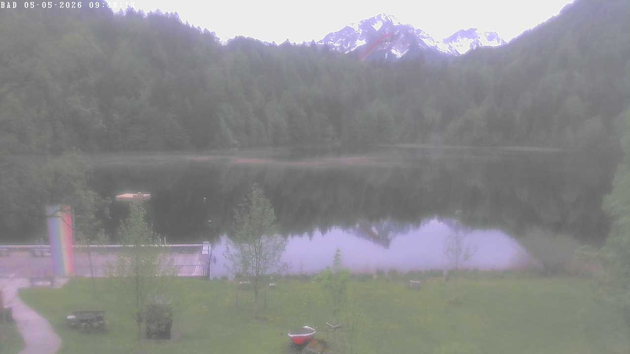 Archiv Foto Webcam Oberstdorf: Freibergsee Liegewiese