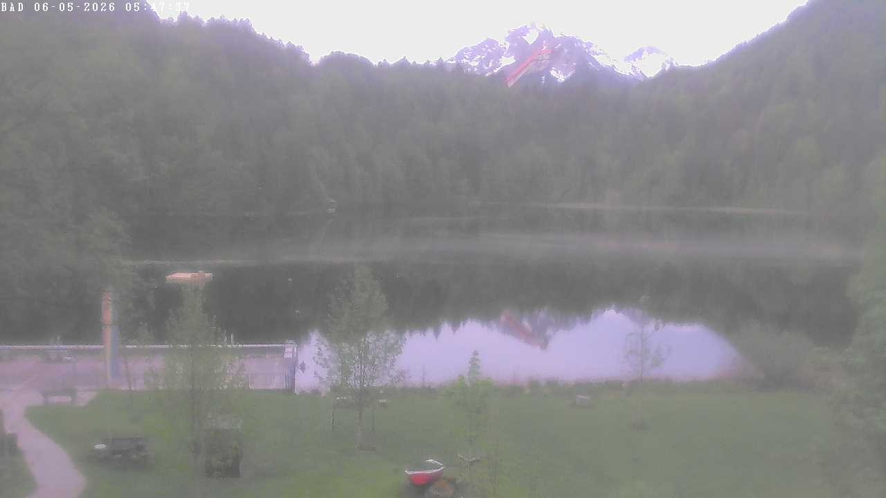 Archiv Foto Webcam Oberstdorf: Freibergsee Liegewiese