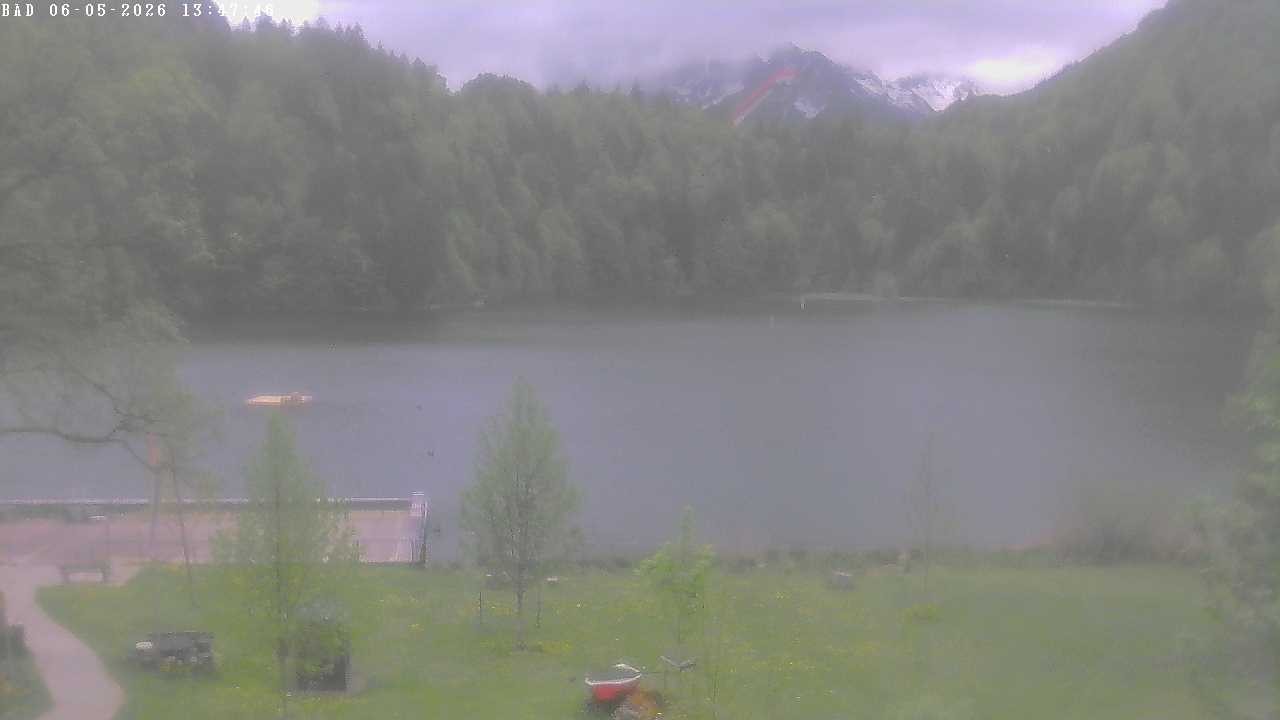 Archiv Foto Webcam Oberstdorf: Freibergsee Liegewiese