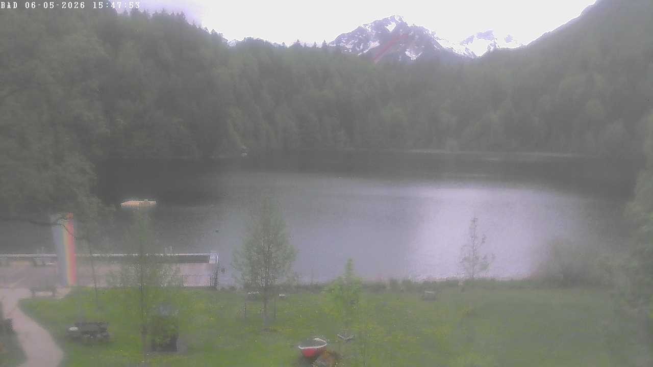Archiv Foto Webcam Oberstdorf: Freibergsee Liegewiese