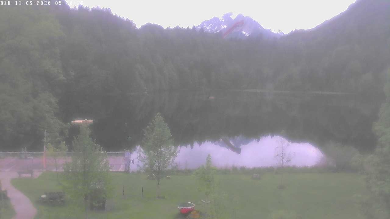 Archiv Foto Webcam Oberstdorf: Freibergsee Liegewiese