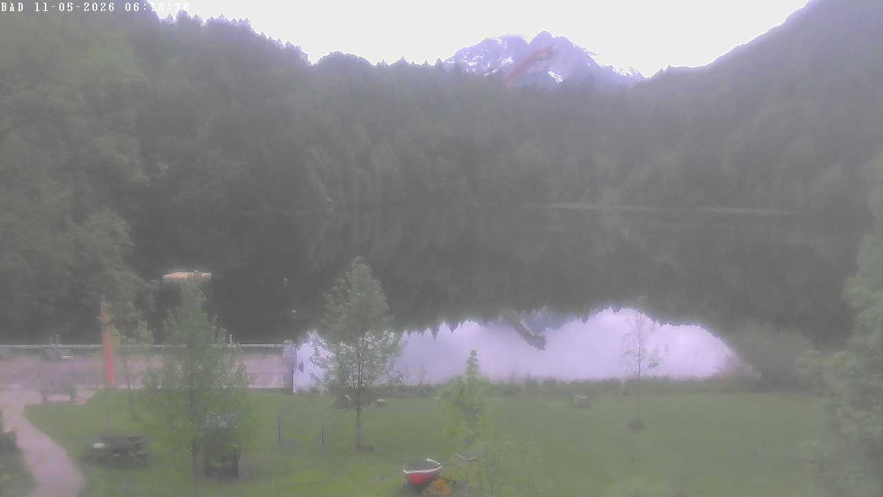 Archiv Foto Webcam Oberstdorf: Freibergsee Liegewiese