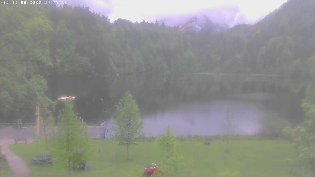 Archiv Foto Webcam Oberstdorf: Freibergsee Liegewiese