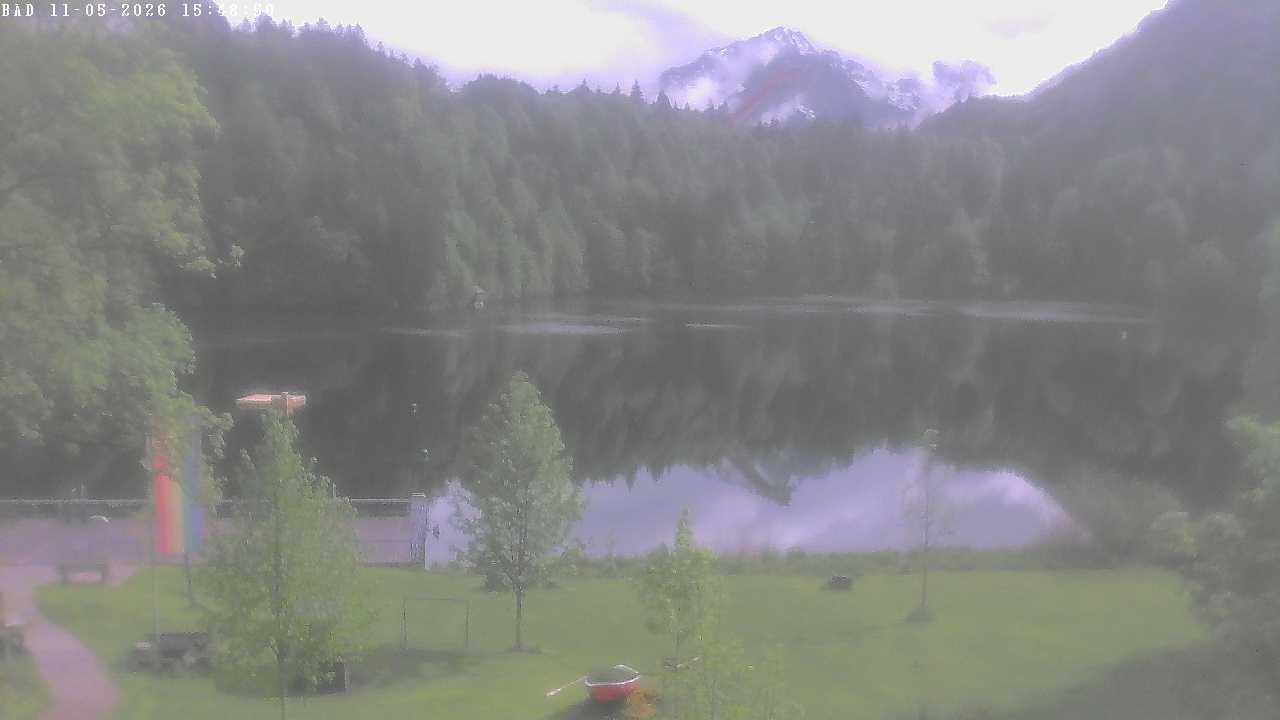 Archiv Foto Webcam Oberstdorf: Freibergsee Liegewiese