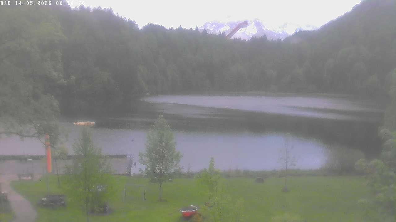 Archiv Foto Webcam Oberstdorf: Freibergsee Liegewiese