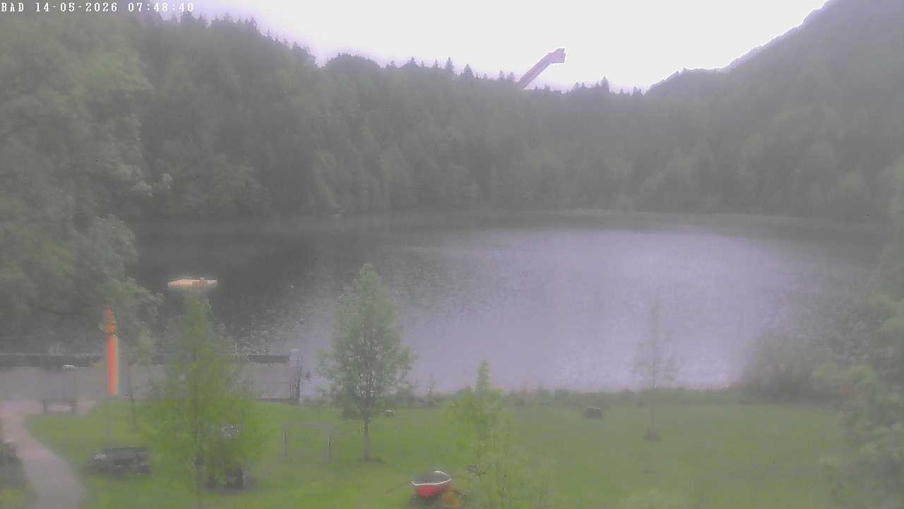 Archiv Foto Webcam Oberstdorf: Freibergsee Liegewiese